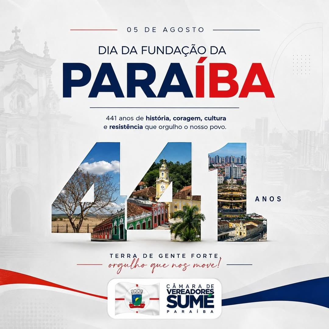 Câmara de Sumé homenageia os 441 anos da Paraíba